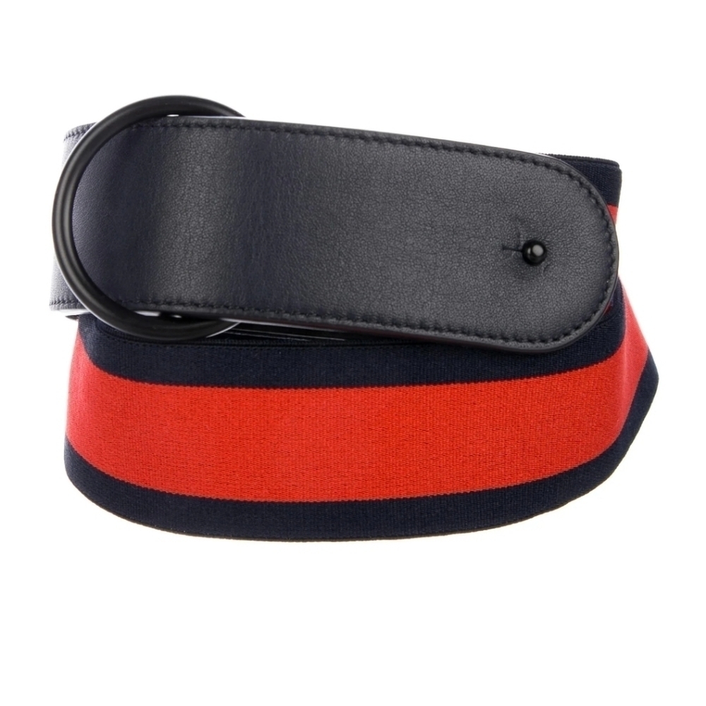 AKRIS PUNTO WOMEN'S LEATHER ELASTIC BELT NEW Eur Size 40[ Us 8-10]